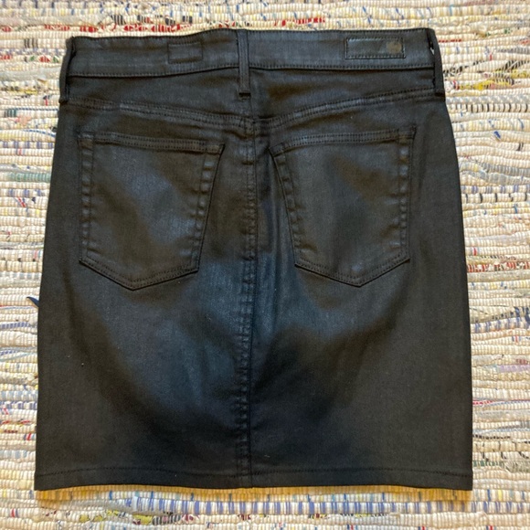 AG Coated Denim Skirt, size 26 - Picture 2 of 4